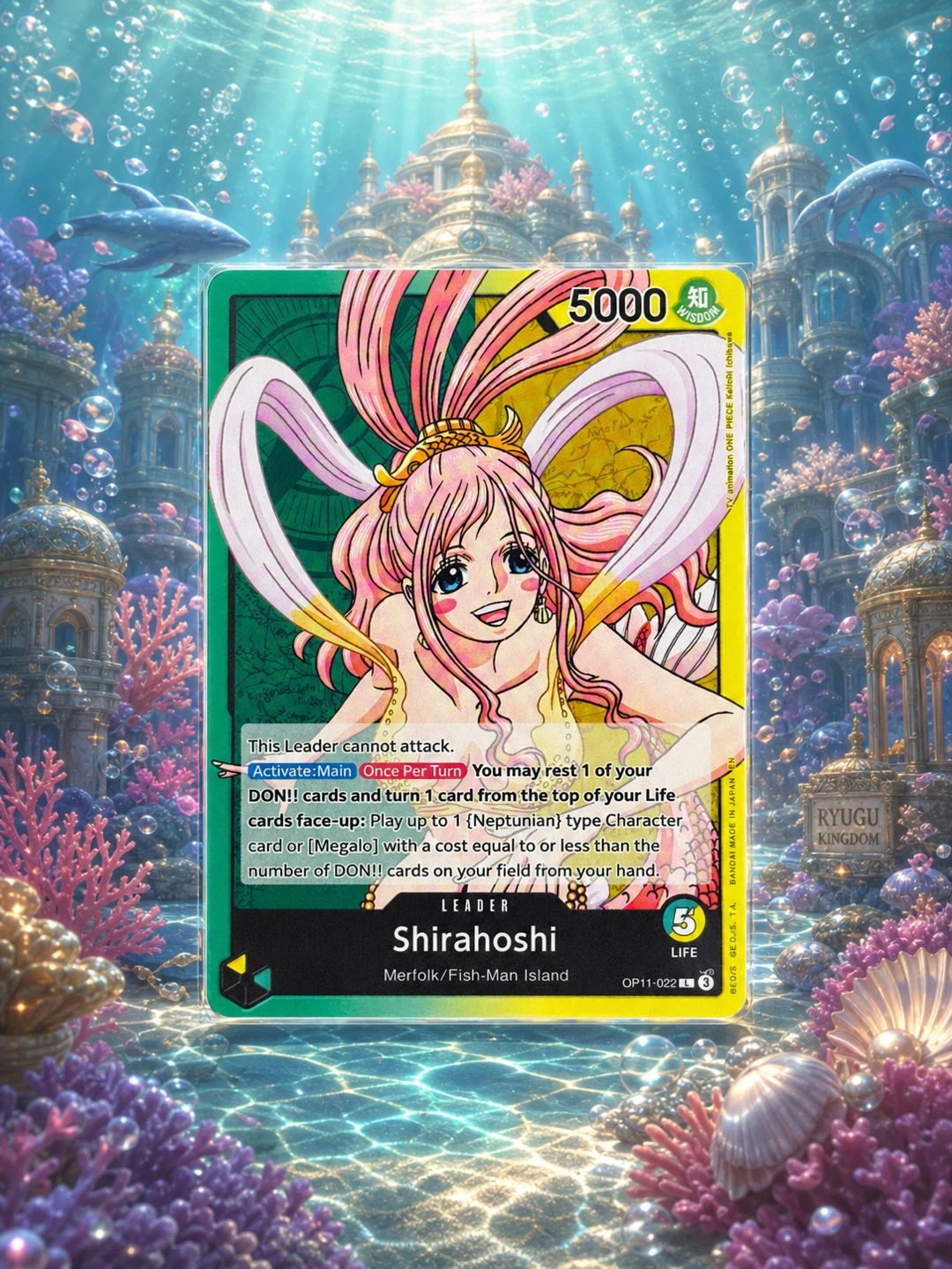 One Piece TCG OP11 Lot + Custom Shirahoshi Deck