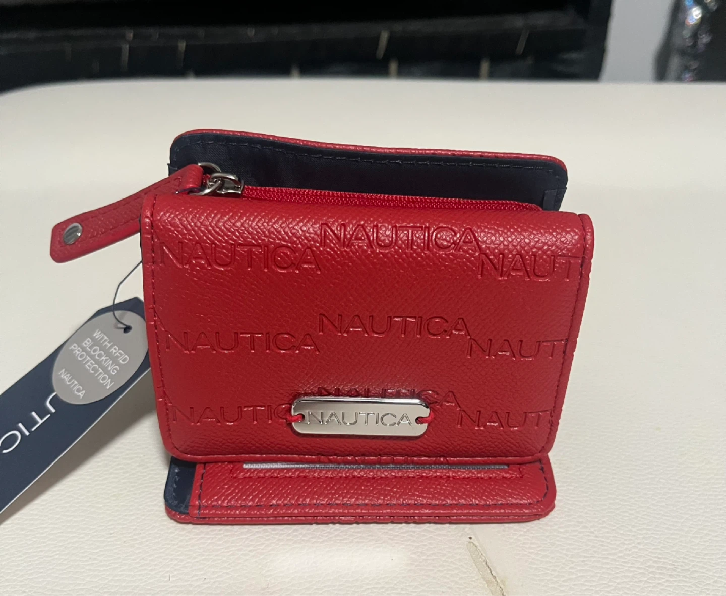 Nautica Red RFID Blocking Wallet