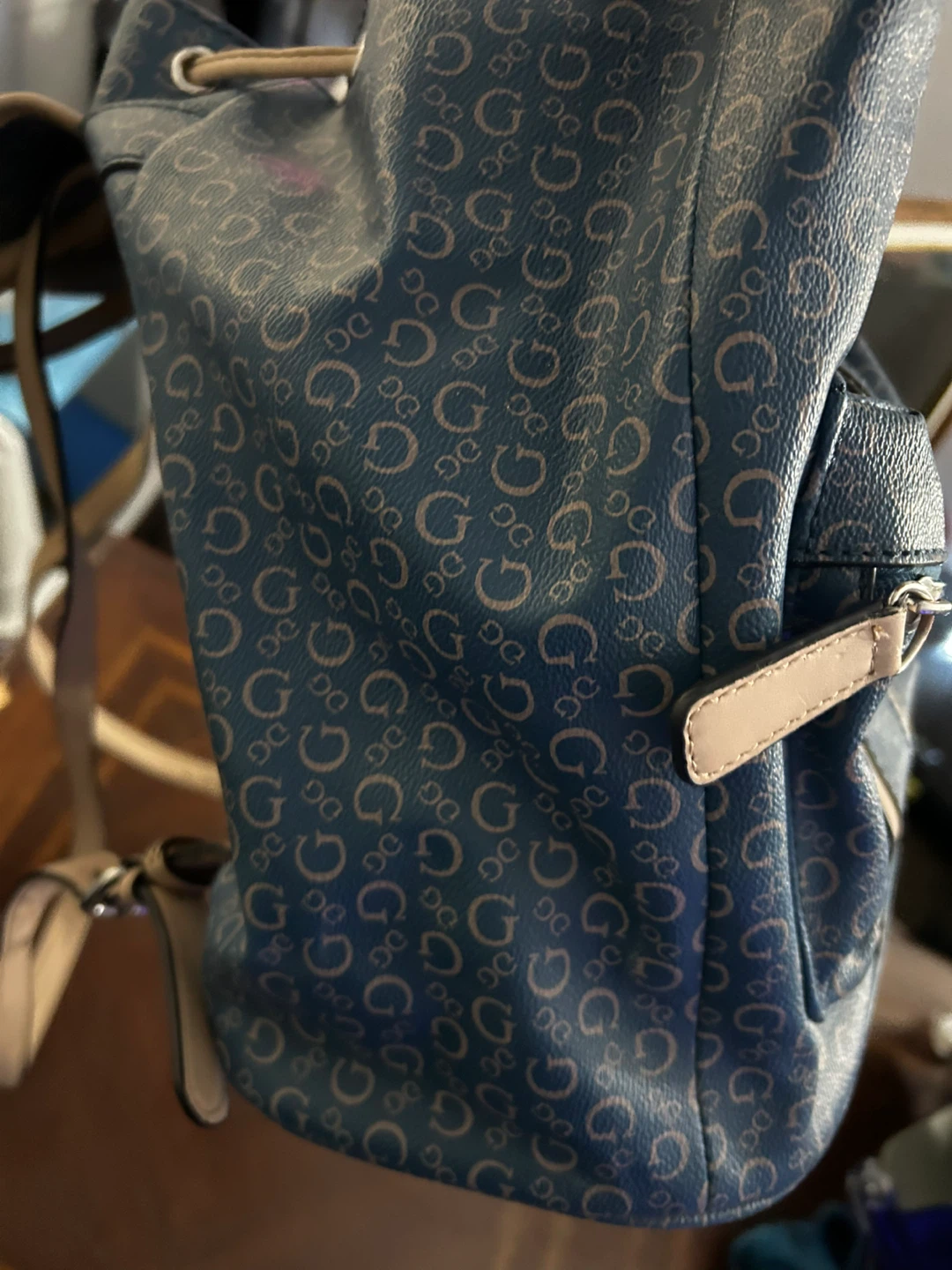 Guess Logo Print Backpack - photo 4
