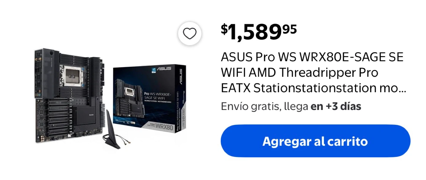 ASUS Pro WS WRX80E-SAGE SE WIFI II Motherboard