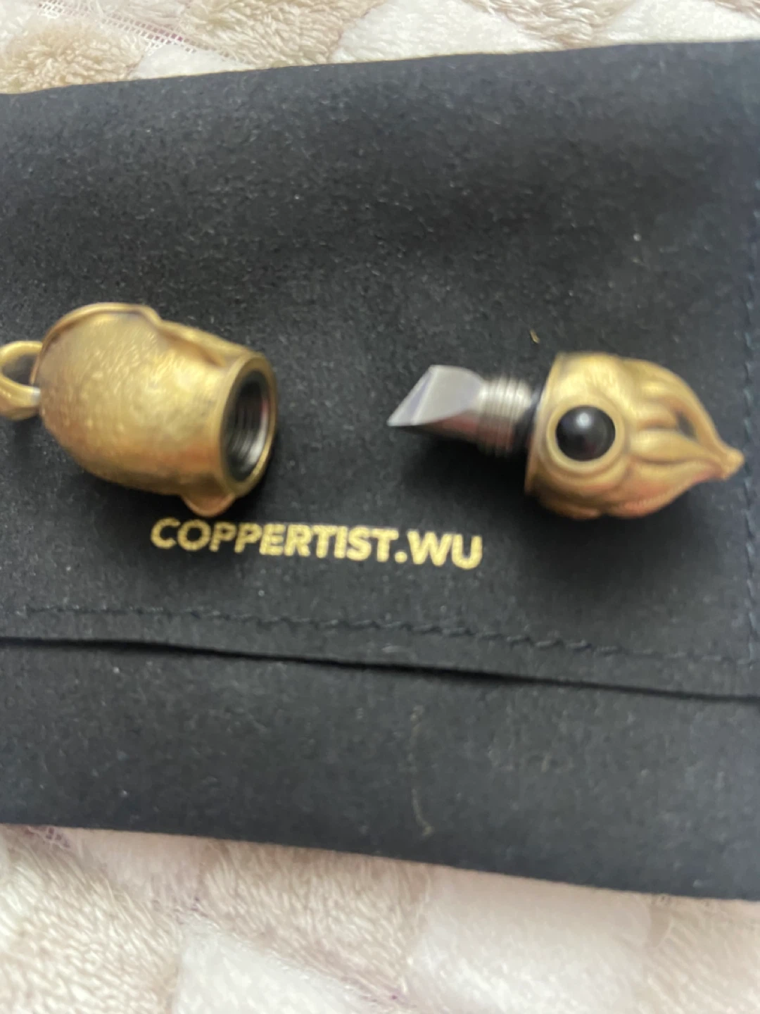Coppertist.Wu Miniature Squid Pendant with Hidden Knife - photo 2