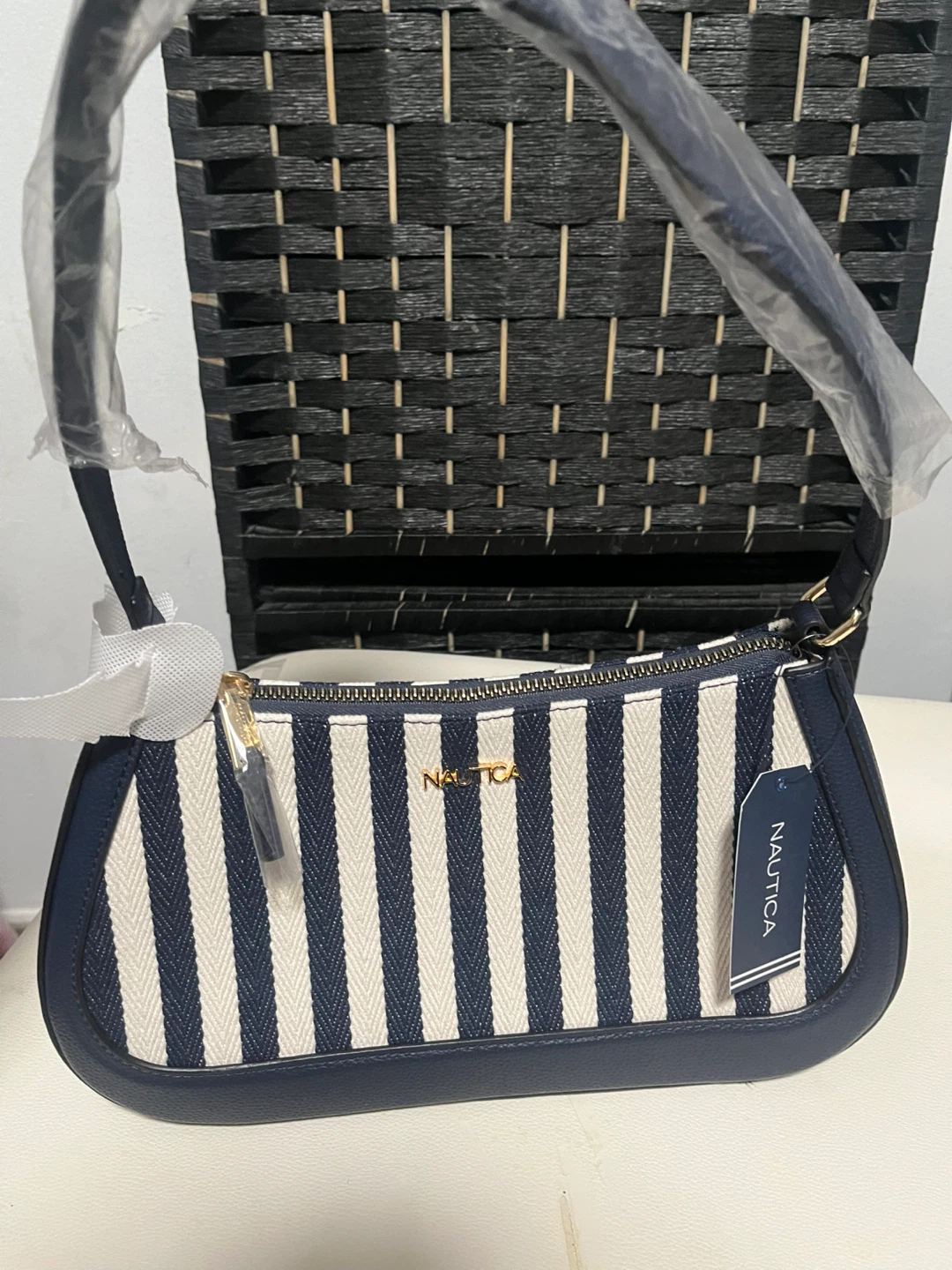 Nautica Striped Shoulder Bag