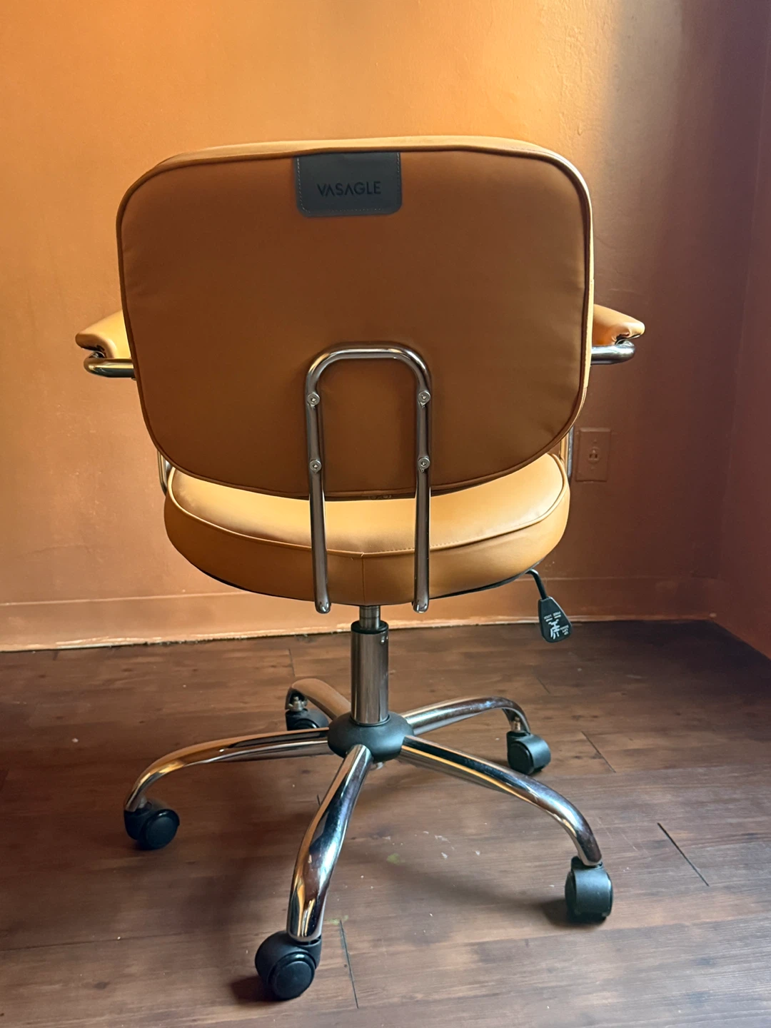 VASAGLE Office Chair - Tan Faux Leather - photo 3