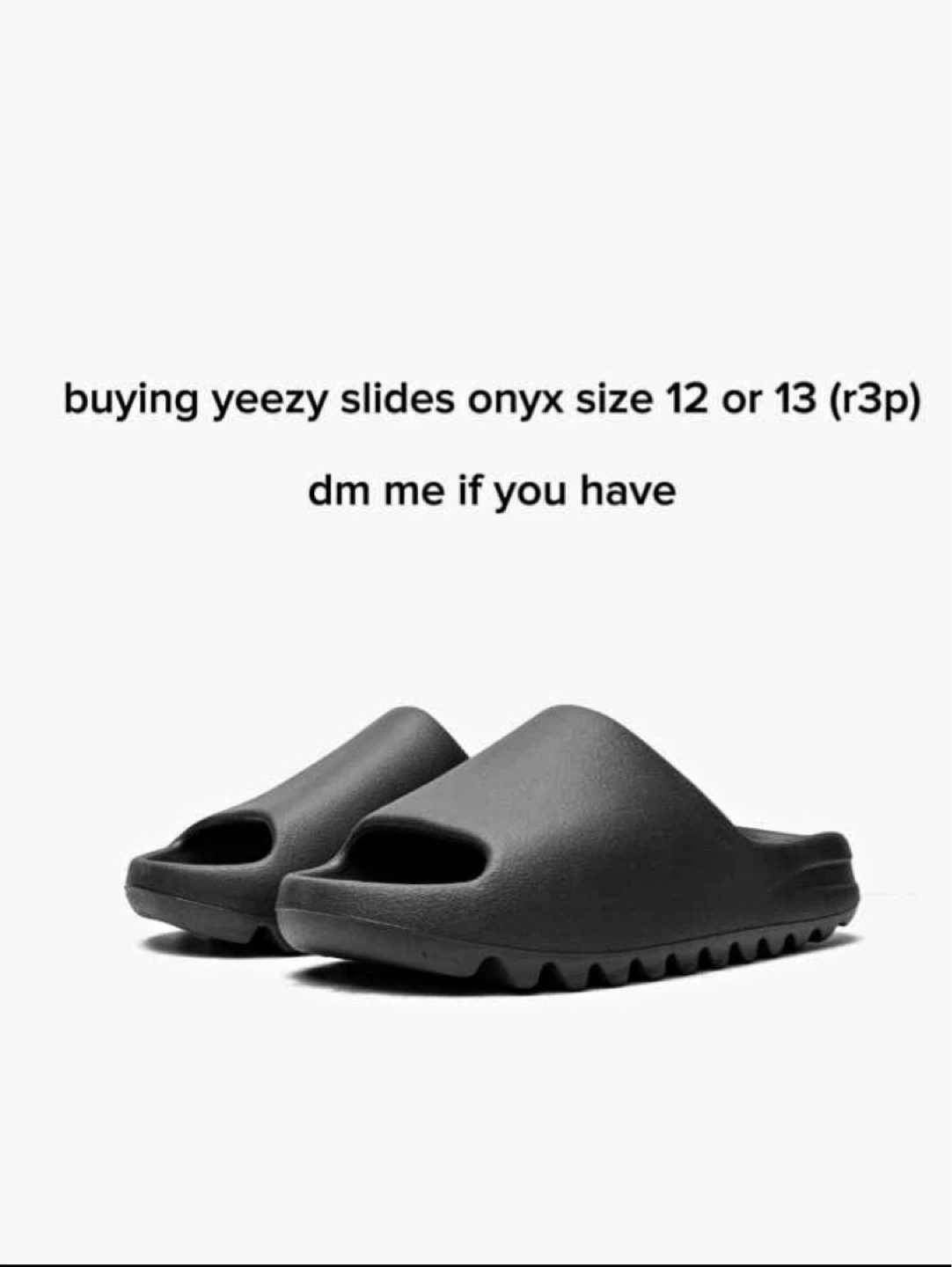 Yeezy Slides Onyx (read discription)
