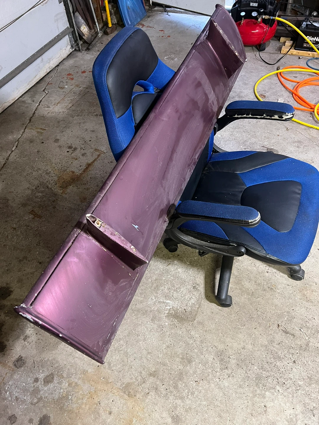 Purple Aftermarket Car Spoiler - photo 5