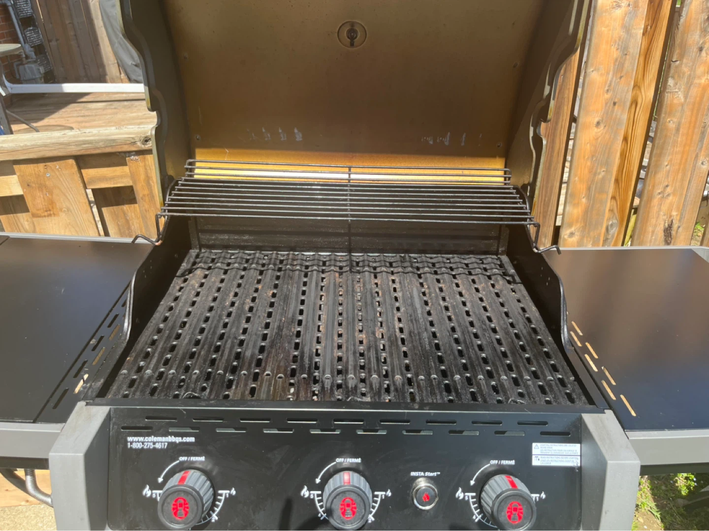 Coleman EvenHeat 3-Burner Propane BBQ,with Side Burner & Cover - photo 3