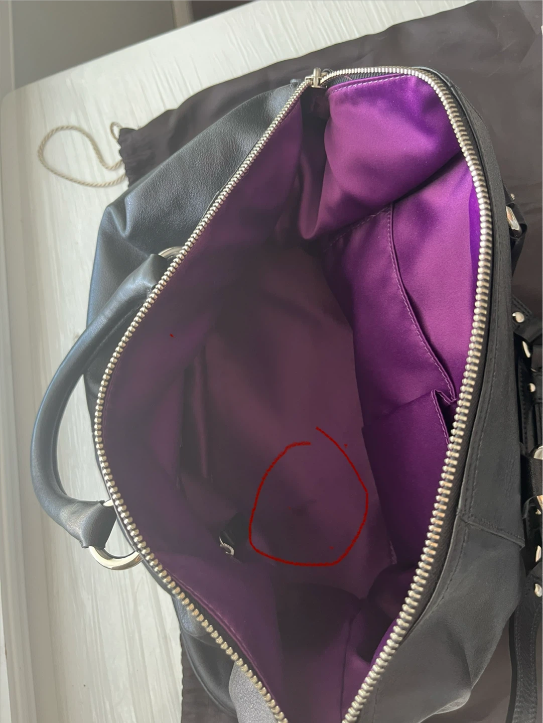 Coach Black Leather Satchel Handbag - photo 2