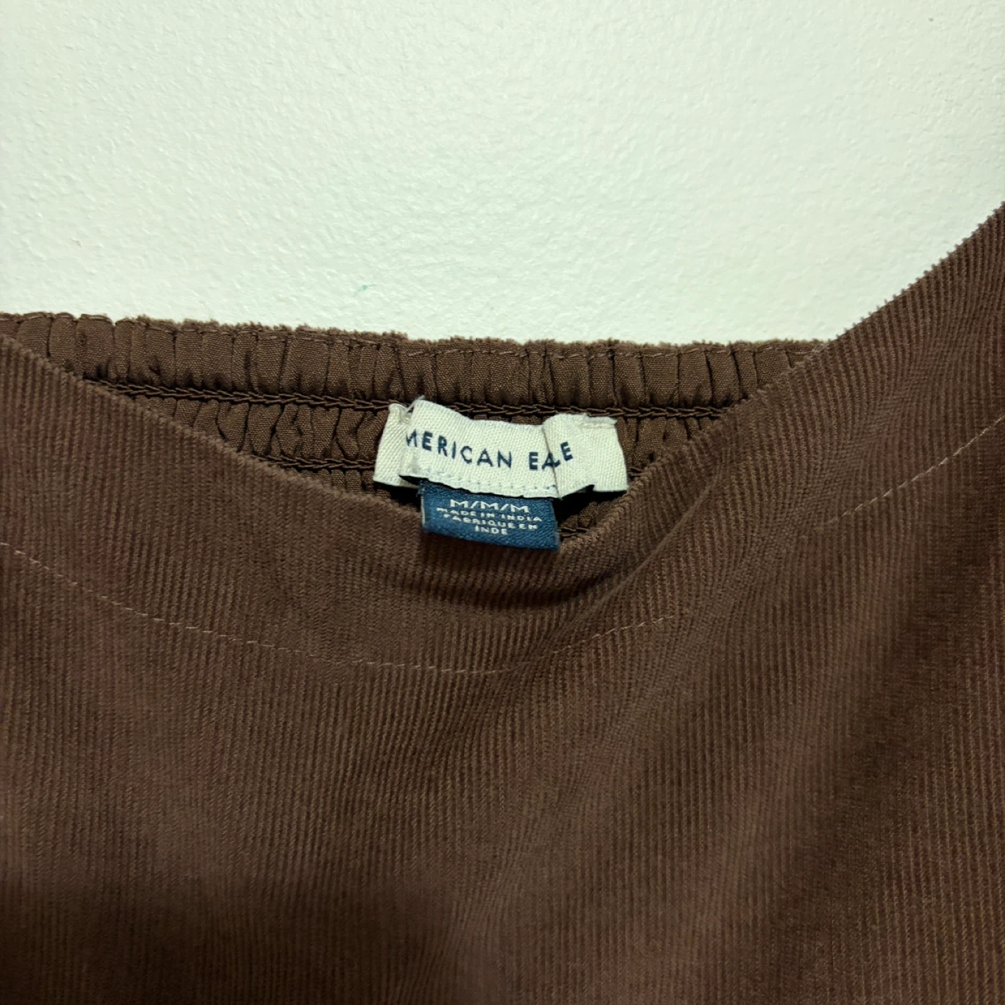 American Eagle Corduroy Tiered Dress - Brown - Size M - photo 4
