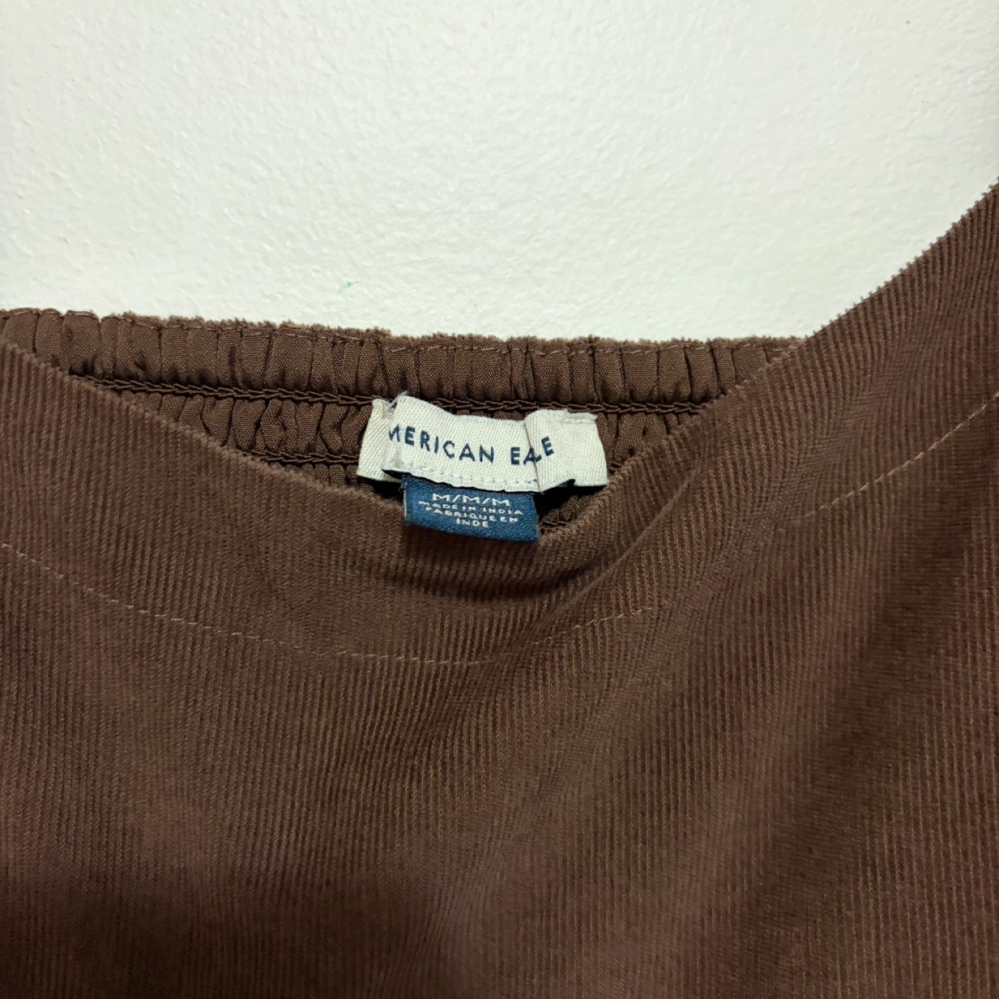 American Eagle Corduroy Tiered Dress - Brown - Size M - photo 5