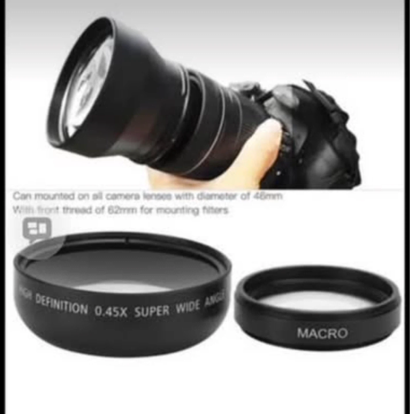 Camera  Lens Universal for Canon for Nikon for Sony