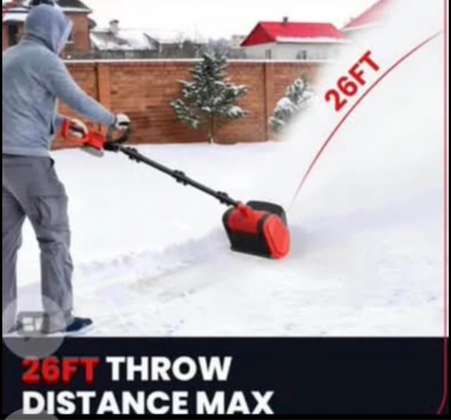 Electric Snow Blower - 11" Cleaning Width