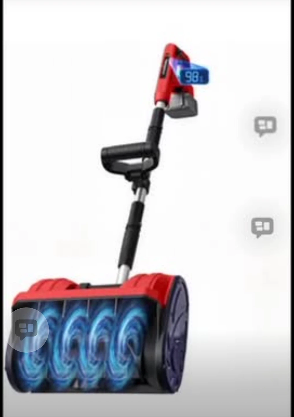 Cordless Snow Shovel - Compatible with Milwaukee