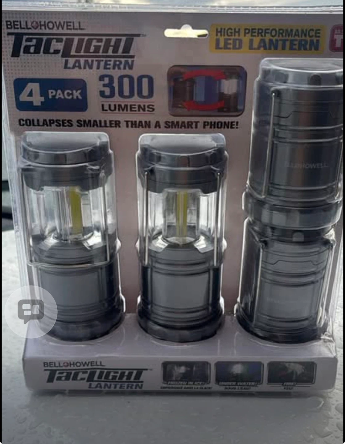Bell+Howell Taclight Mini Lanterns (Set of 4) - photo 5