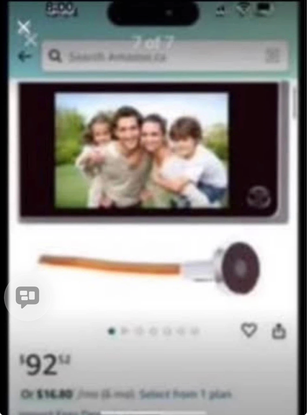 Electronic Peephole Doorbell with Camera - photo 2