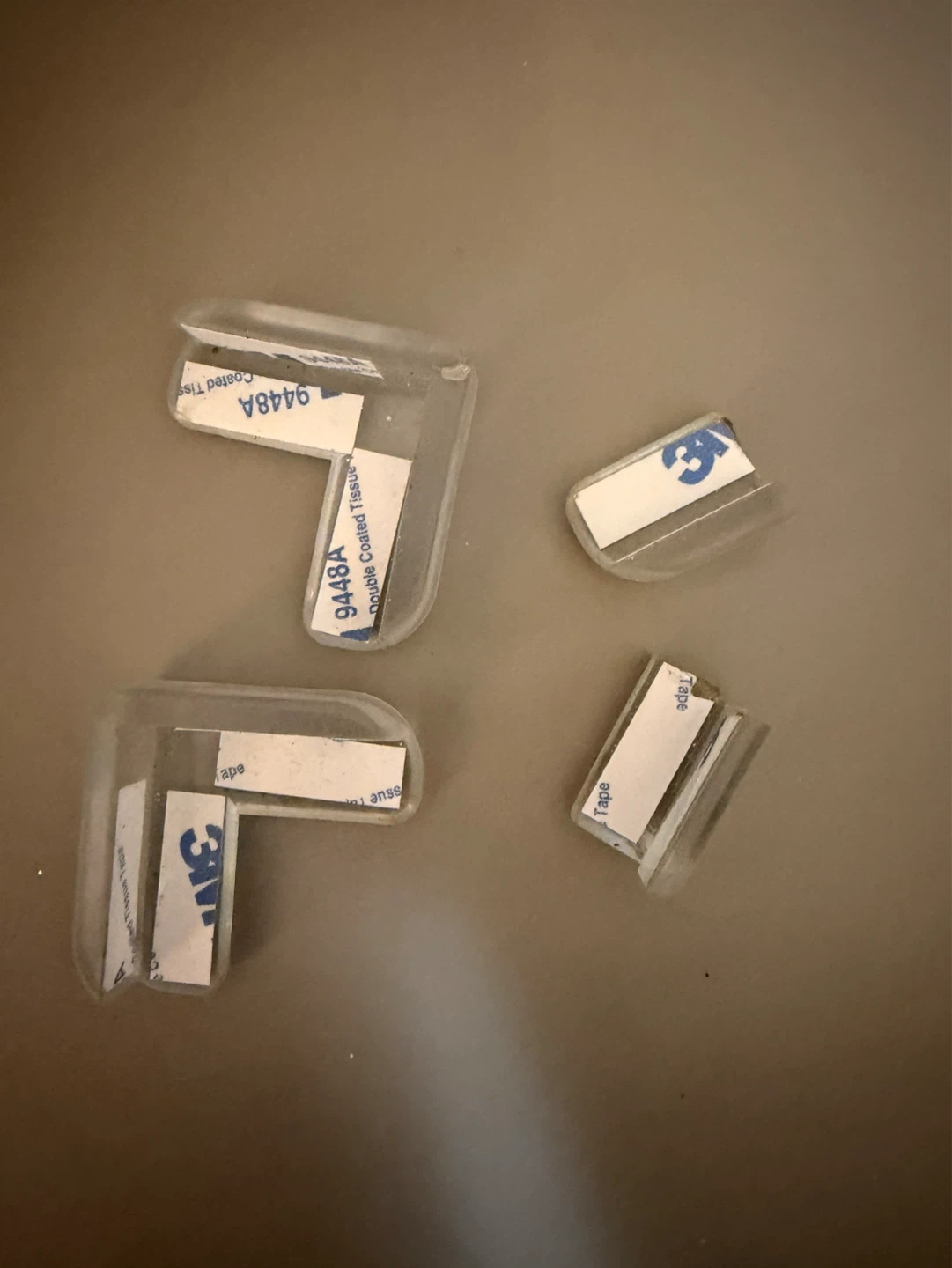 Clear Corner Protectors with 3M Tape