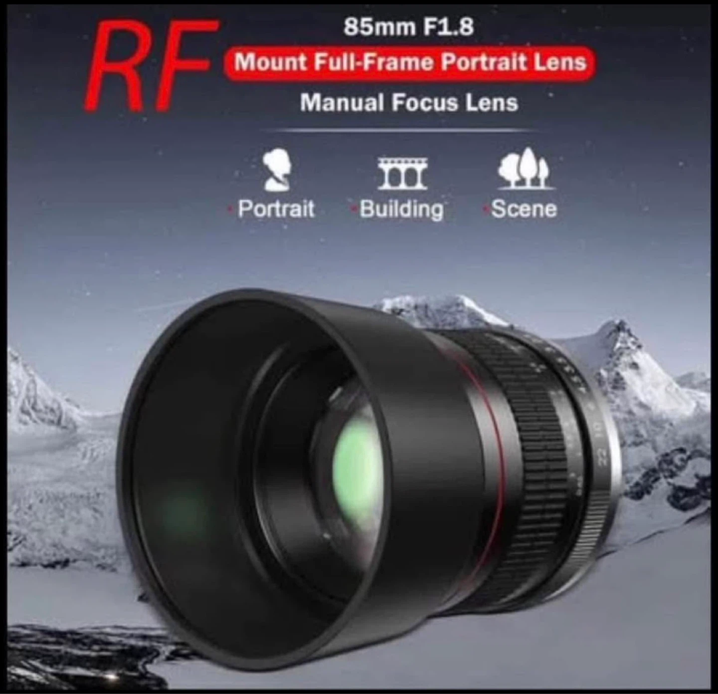 85mm f/1.8 Large Aperture Manual Portrait Lens