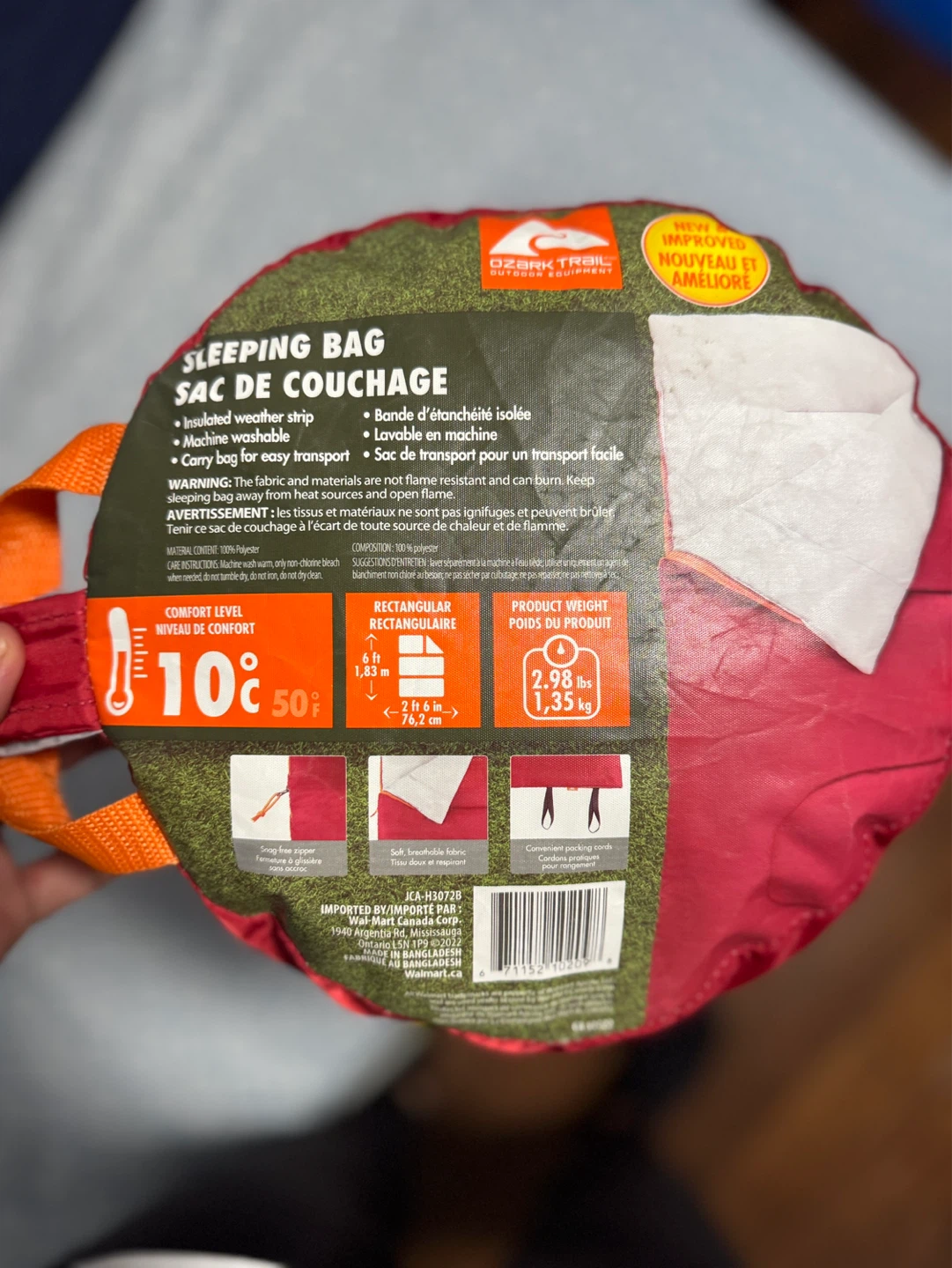 Ozark Trail Red Sleeping Bag - photo 4