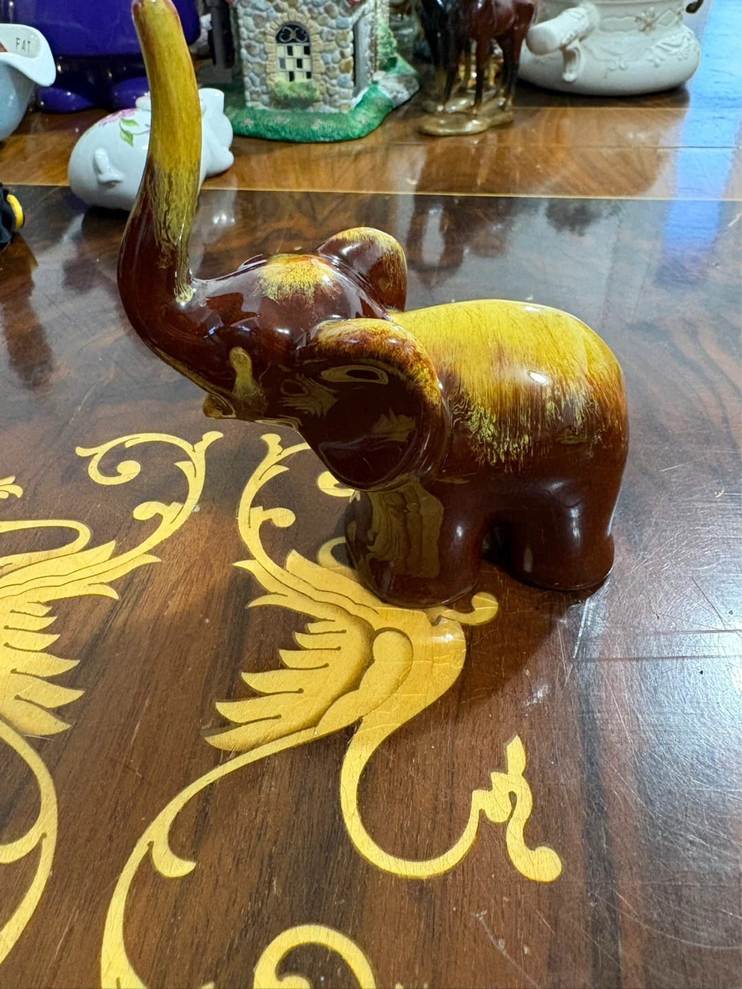 Ceramic Elephant Figurine - photo 3