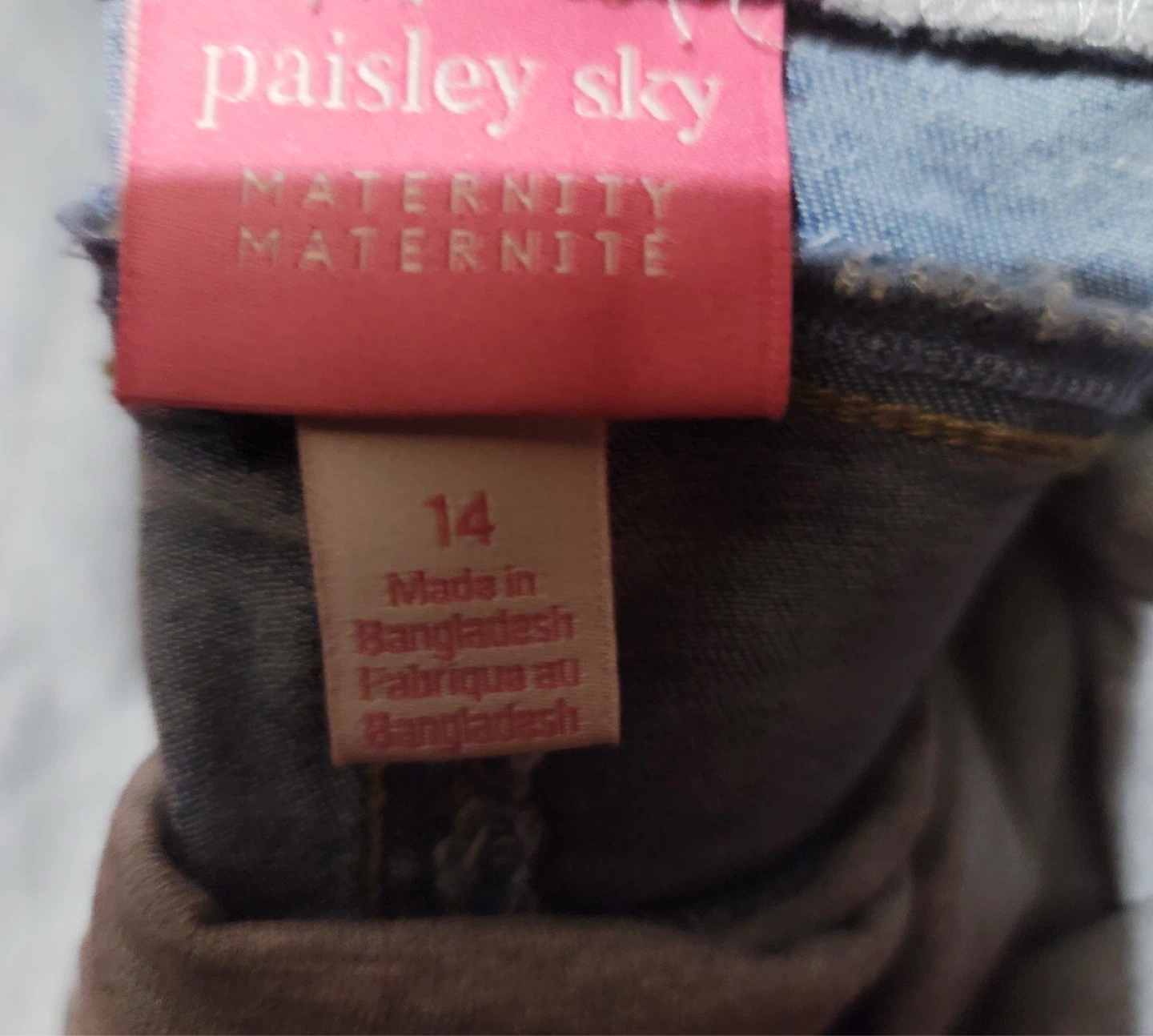 Paisley Sky Maternity Jeans Size 14 - photo 2