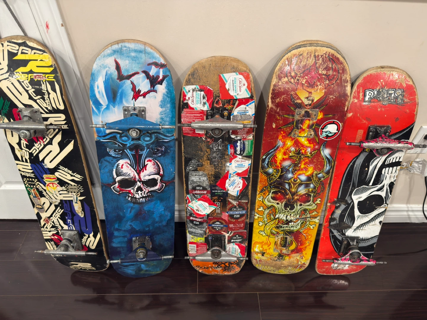 Collection of 5 Skateboards