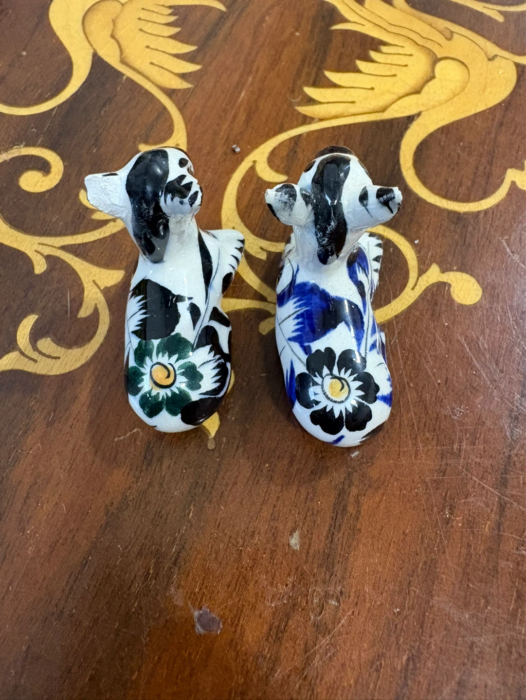 Pair of Ceramic Llama Figurines - Made in Mexico - photo 3