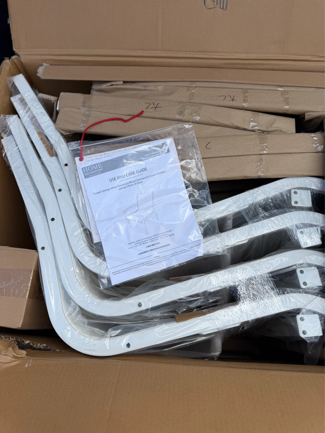 👉 New Patio Chairs Set of 4 – White Outdoor (Commercial) - photo 3