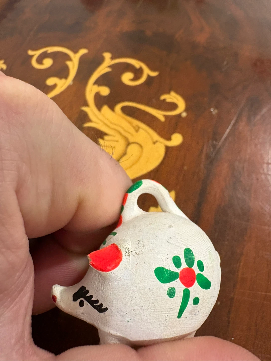 Hand-Painted Ceramic Piggy Bank - photo 4