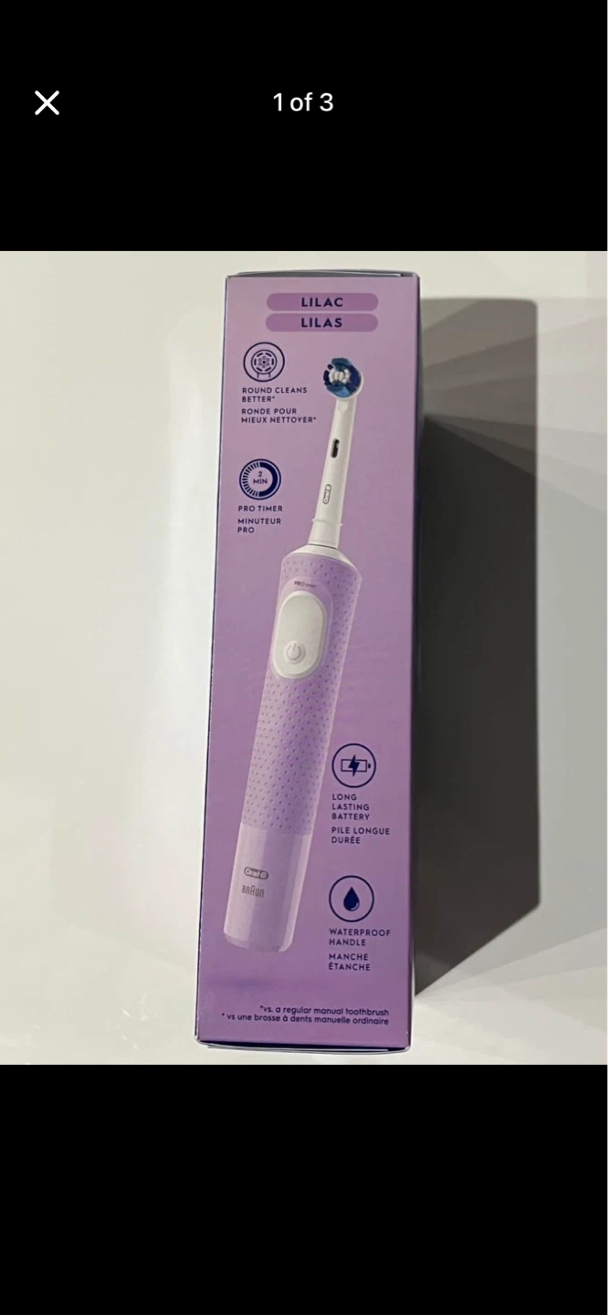 Oral-B Pro 100 Electric Toothbrush - Lilac