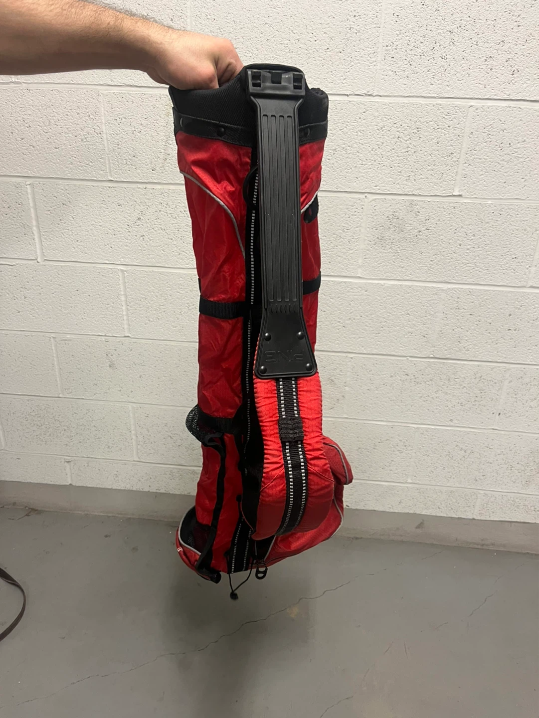 Red PING Golf Bag