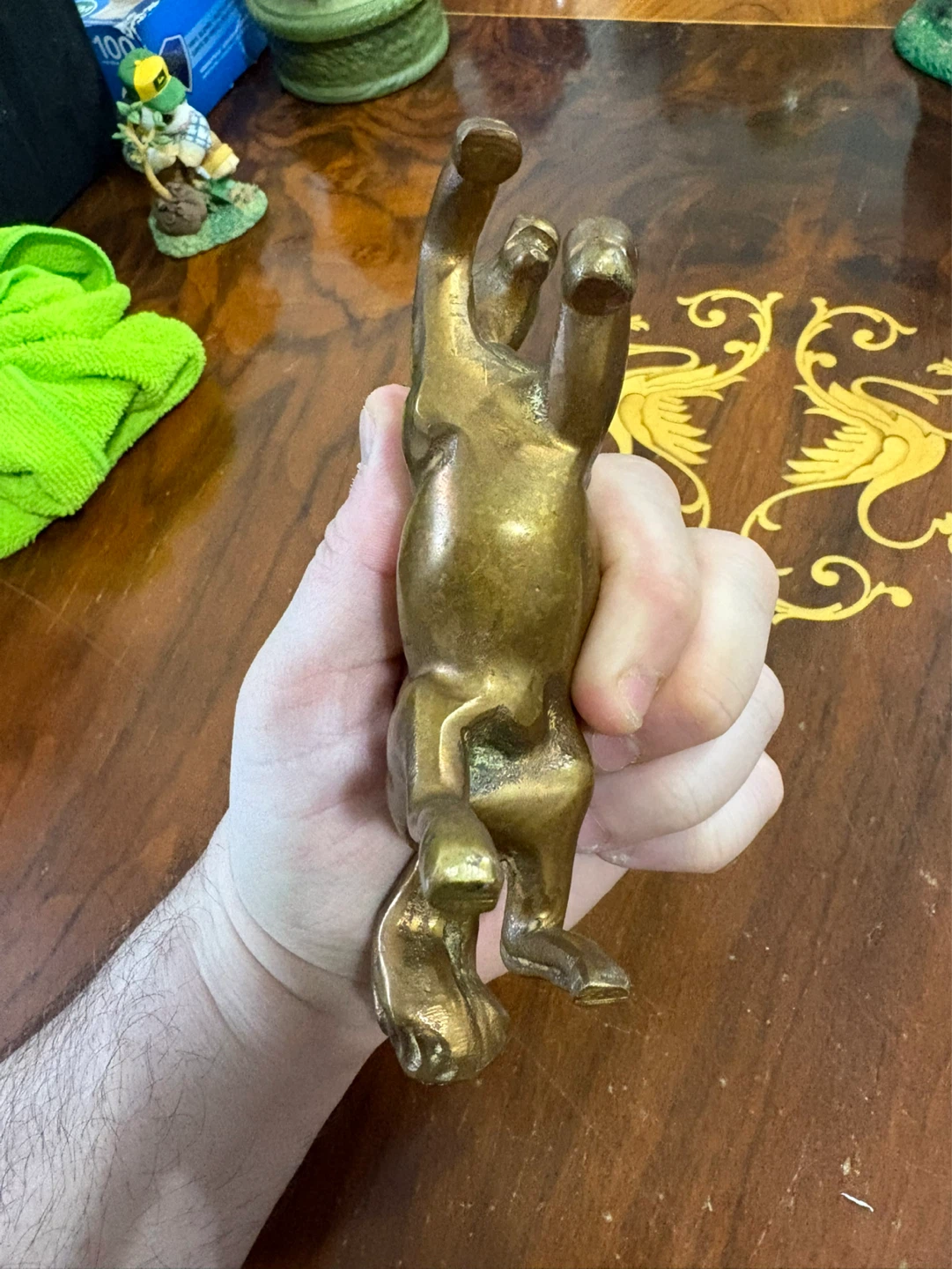 Vintage Brass Horse Statue - photo 5
