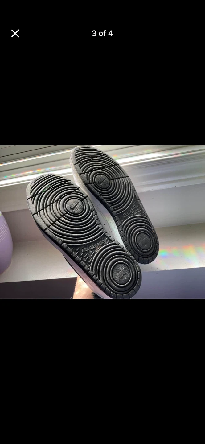 Nike Court Vision Low White Black Sneakers - photo 3