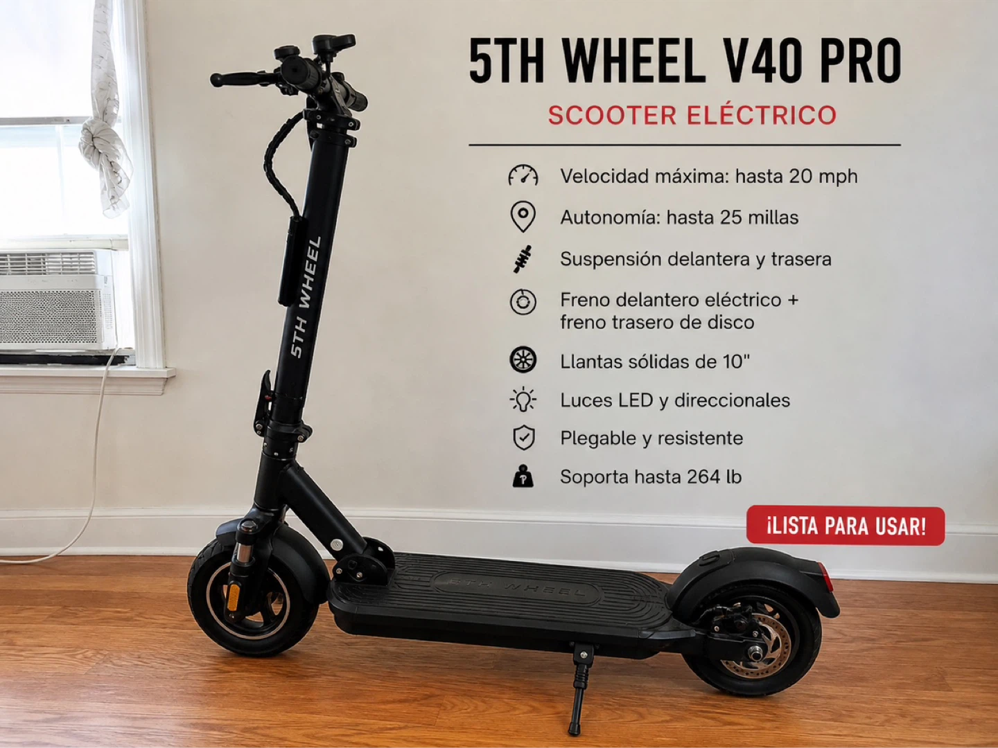 5th Wheel V40 Pro Electric Scooter