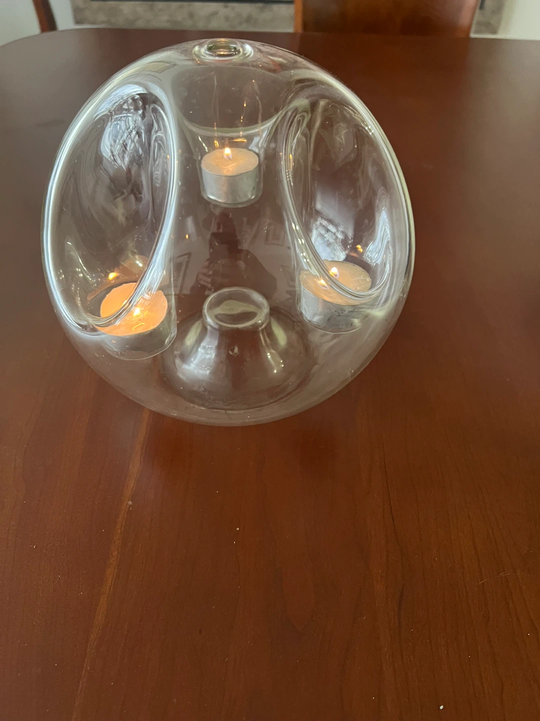 Glass Tea Light Candle Holder - photo 4