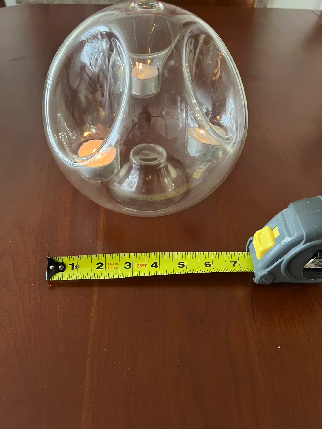 Glass Tea Light Candle Holder - photo 2