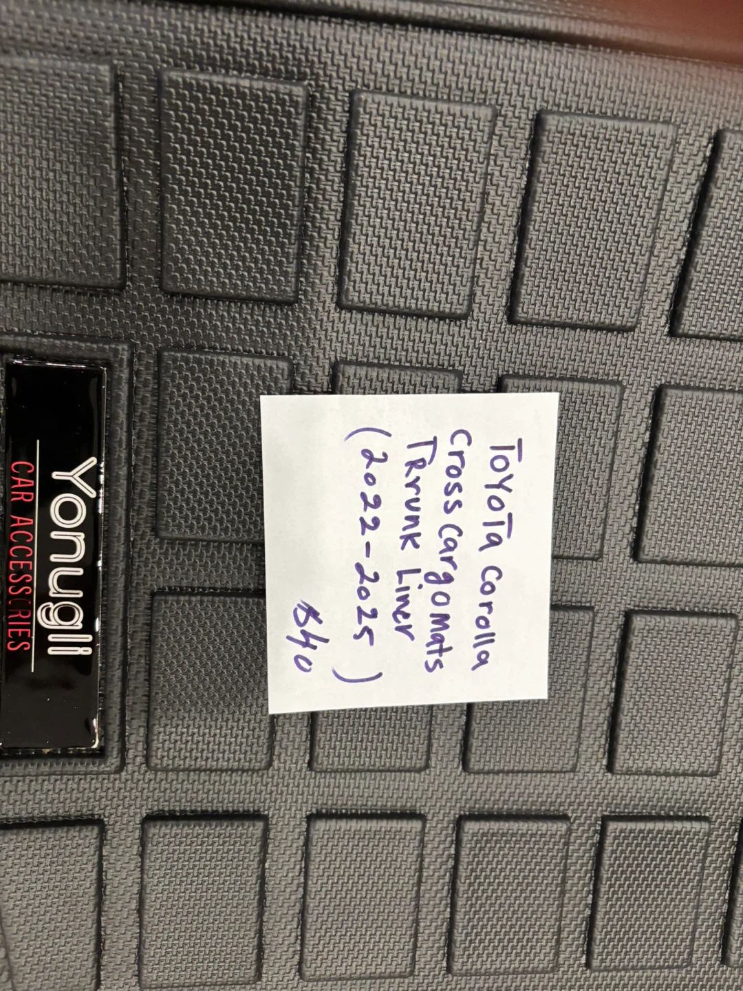 Yonugli Toyota Corolla Cross Cargo Liner (2022-2025) - photo 3