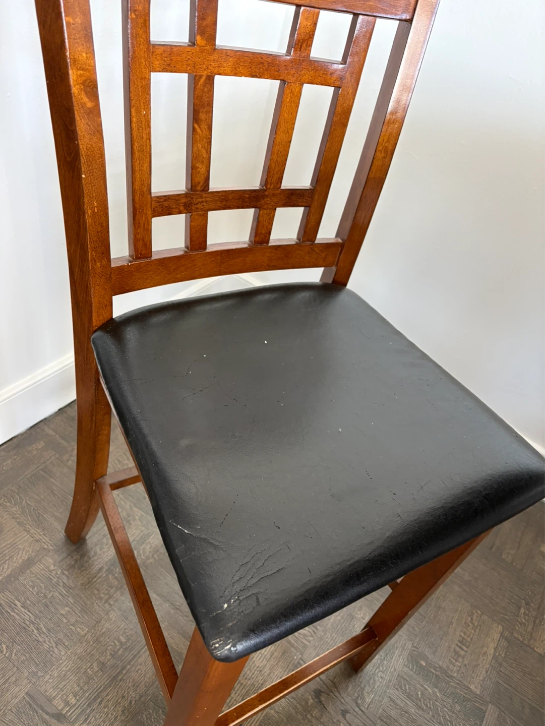 Wooden Counter Height Dining Set with 4 Chairs - photo 3