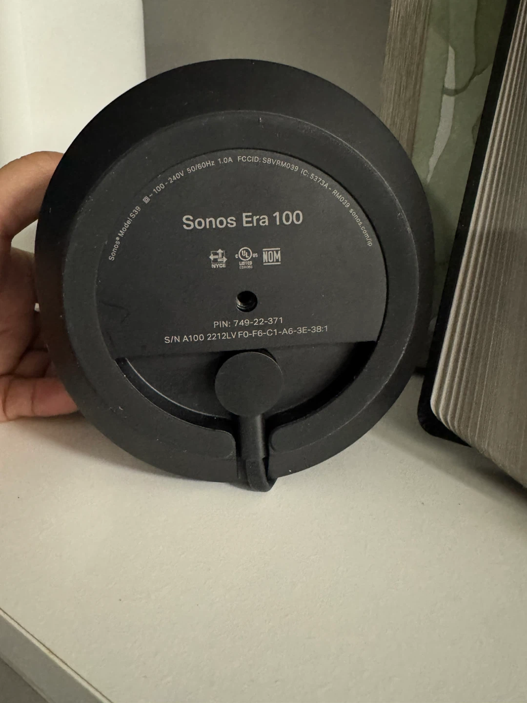 Sonos Era 100 Smart Speaker - Black - photo 4