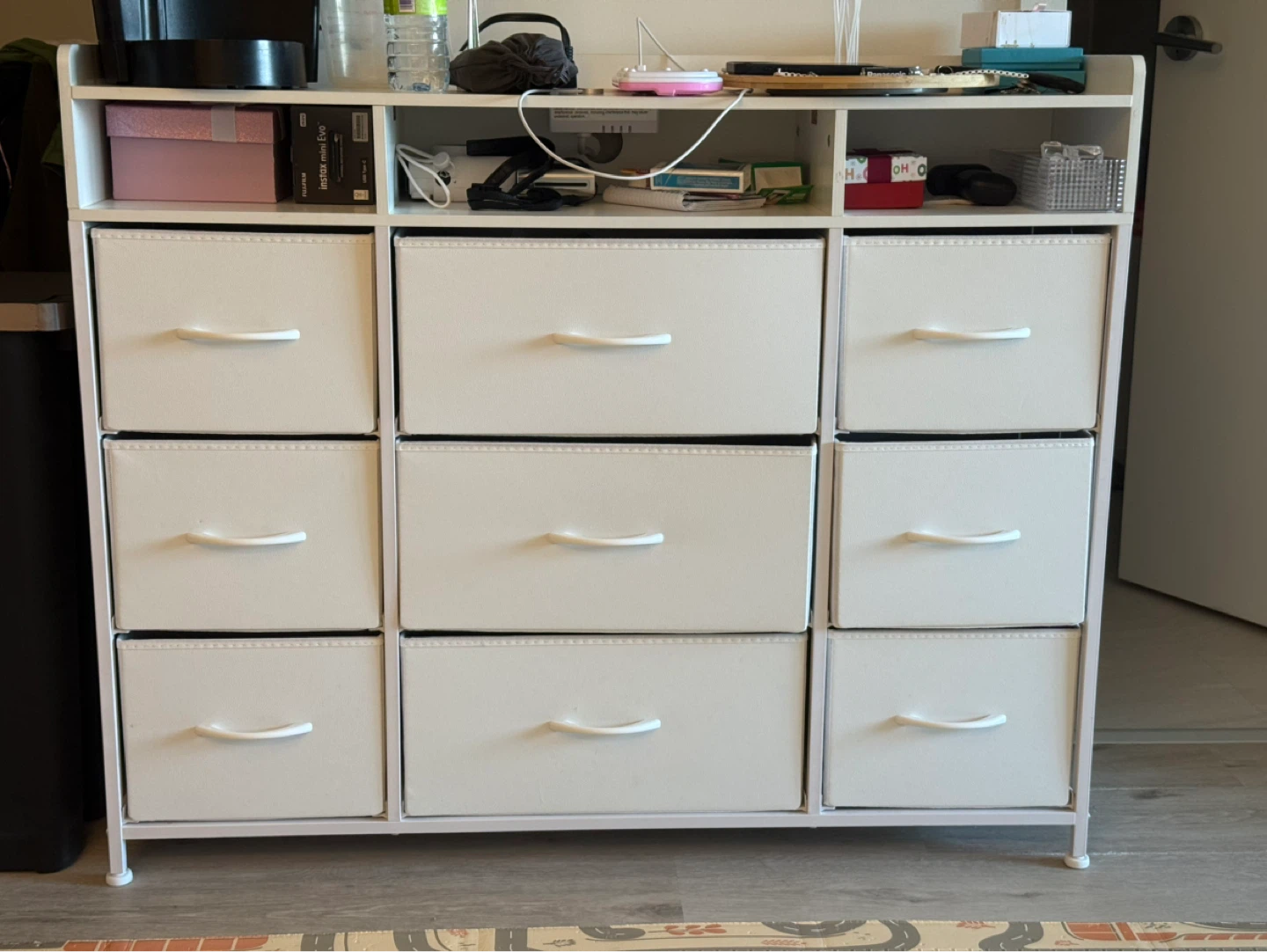 White 9-Drawer Storage Organizer
