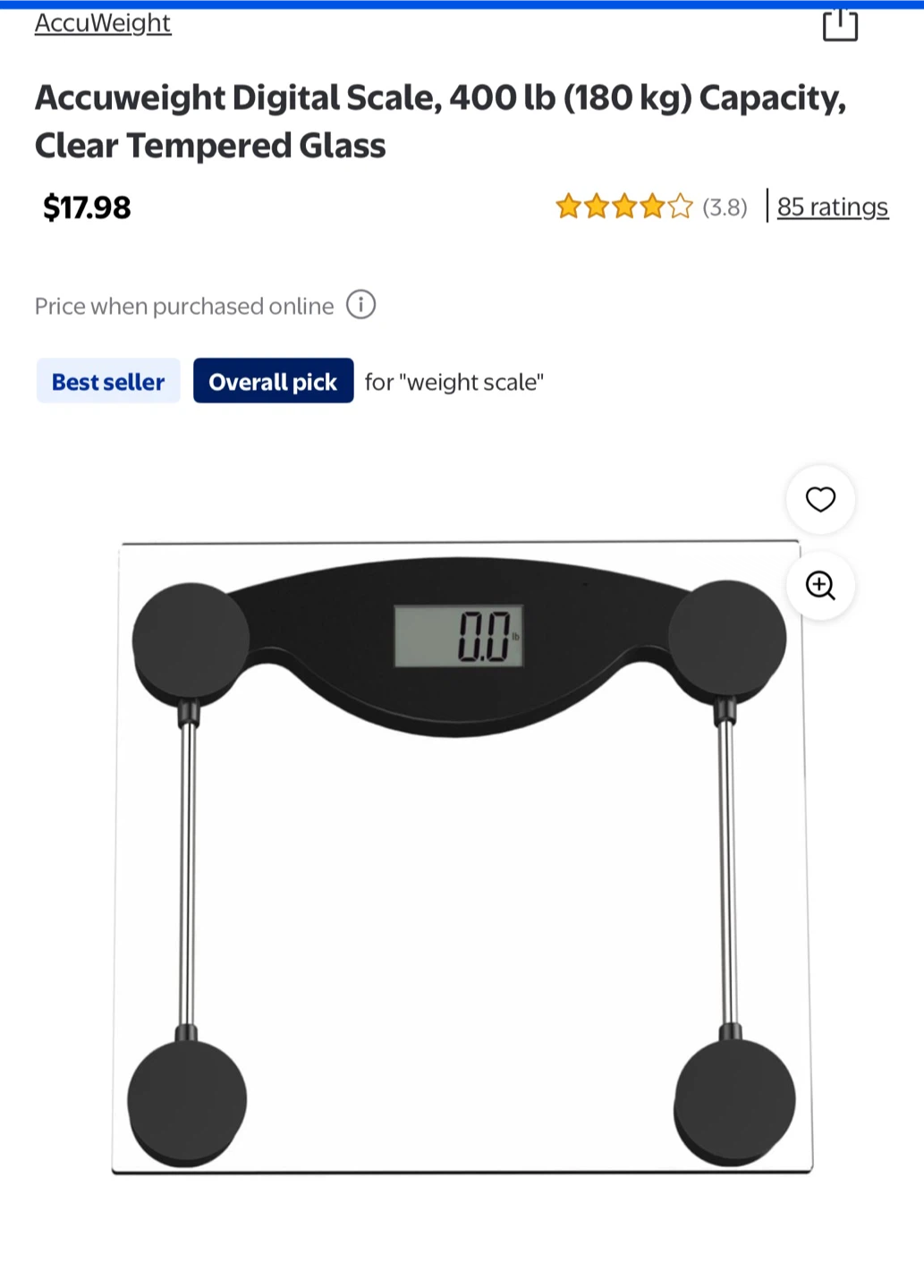 AccuWEIGHT Digital Scale - photo 2
