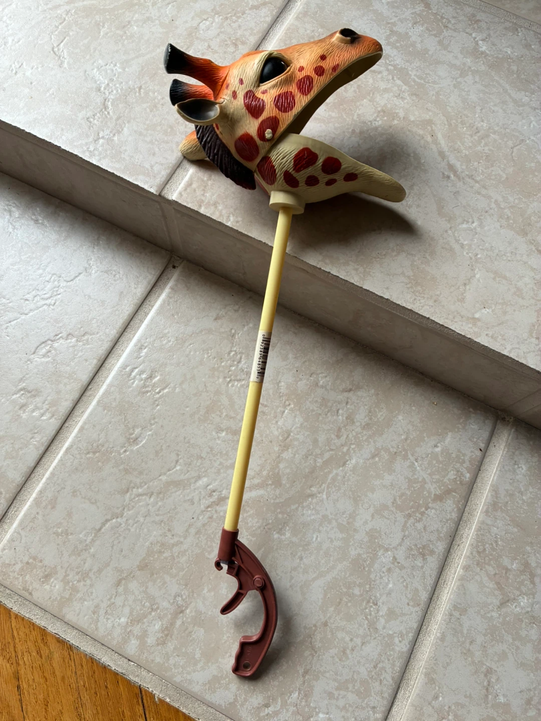Giraffe Head Handheld Toy