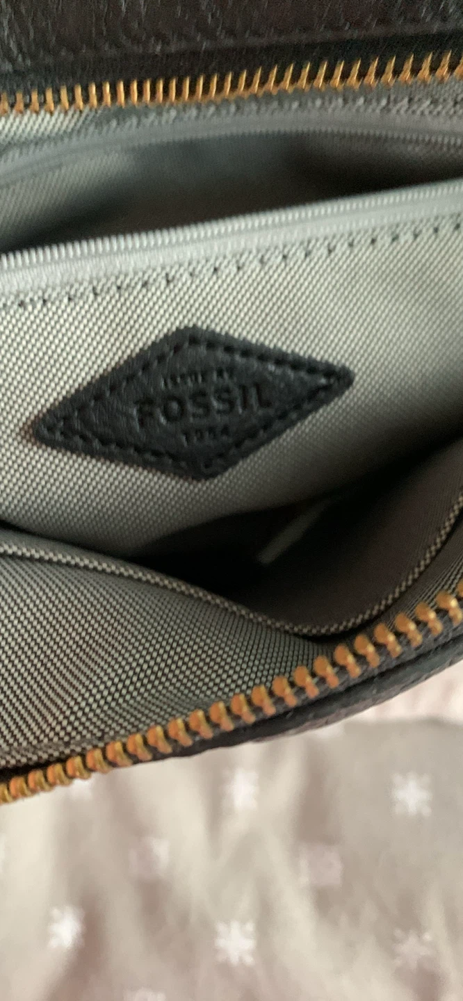Fossil Black Leather Crossbody Bag - photo 4