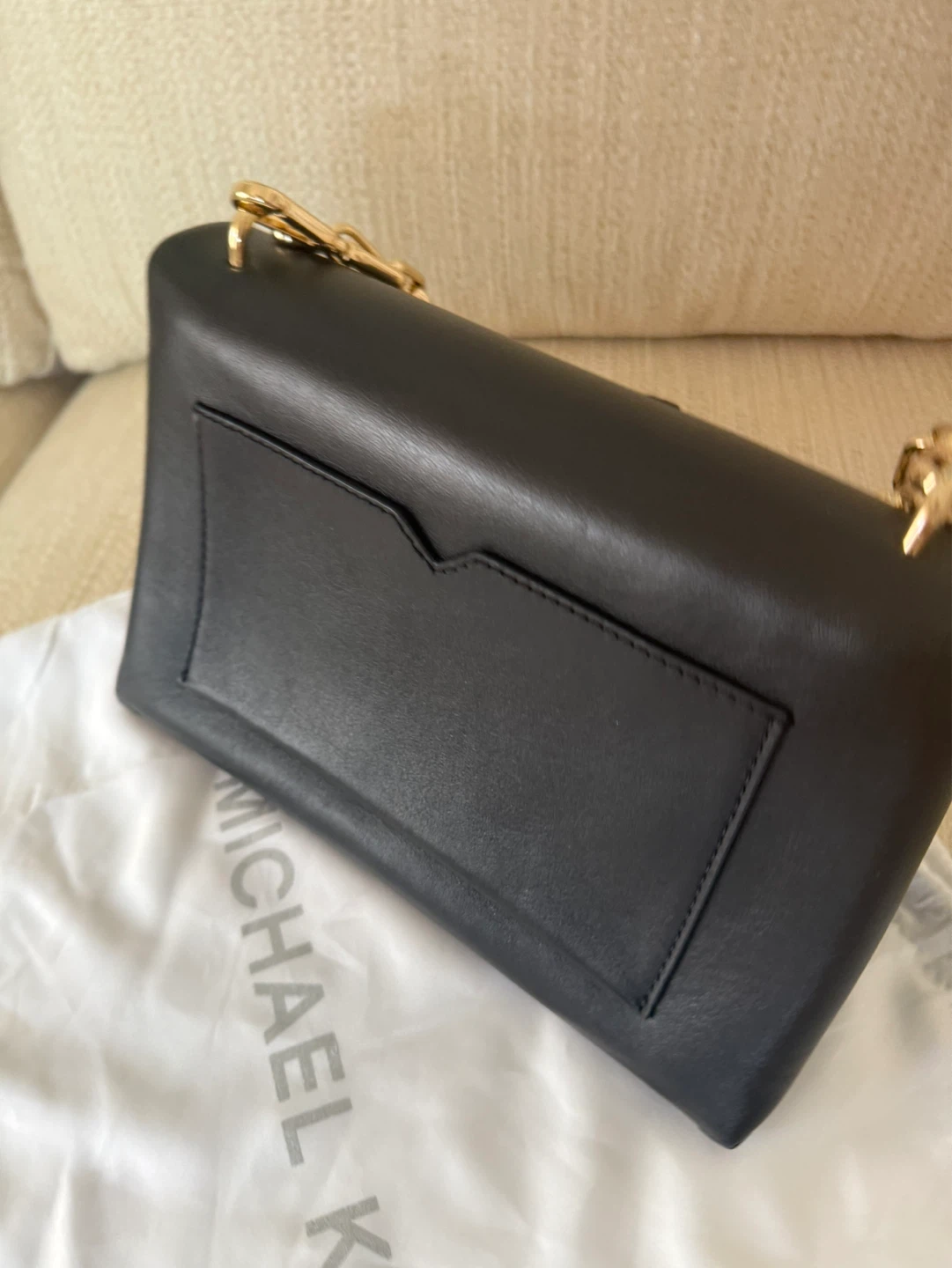 Michael Kors Black Leather Chain Shoulder Bag - photo 2