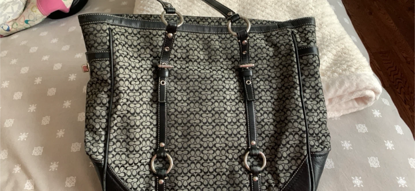 Coach Monogram Tote Bag