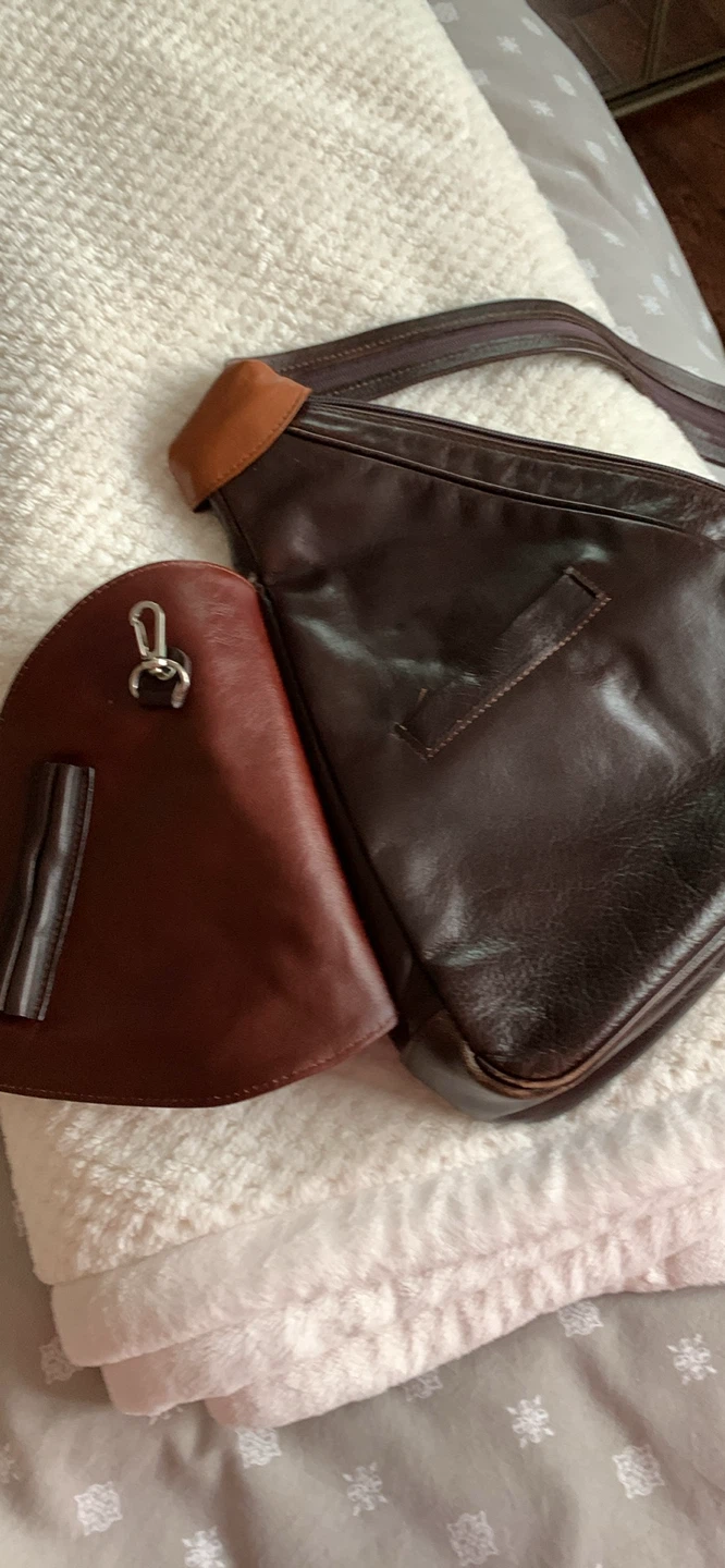 Brown Leather Shoulder Bag - photo 2