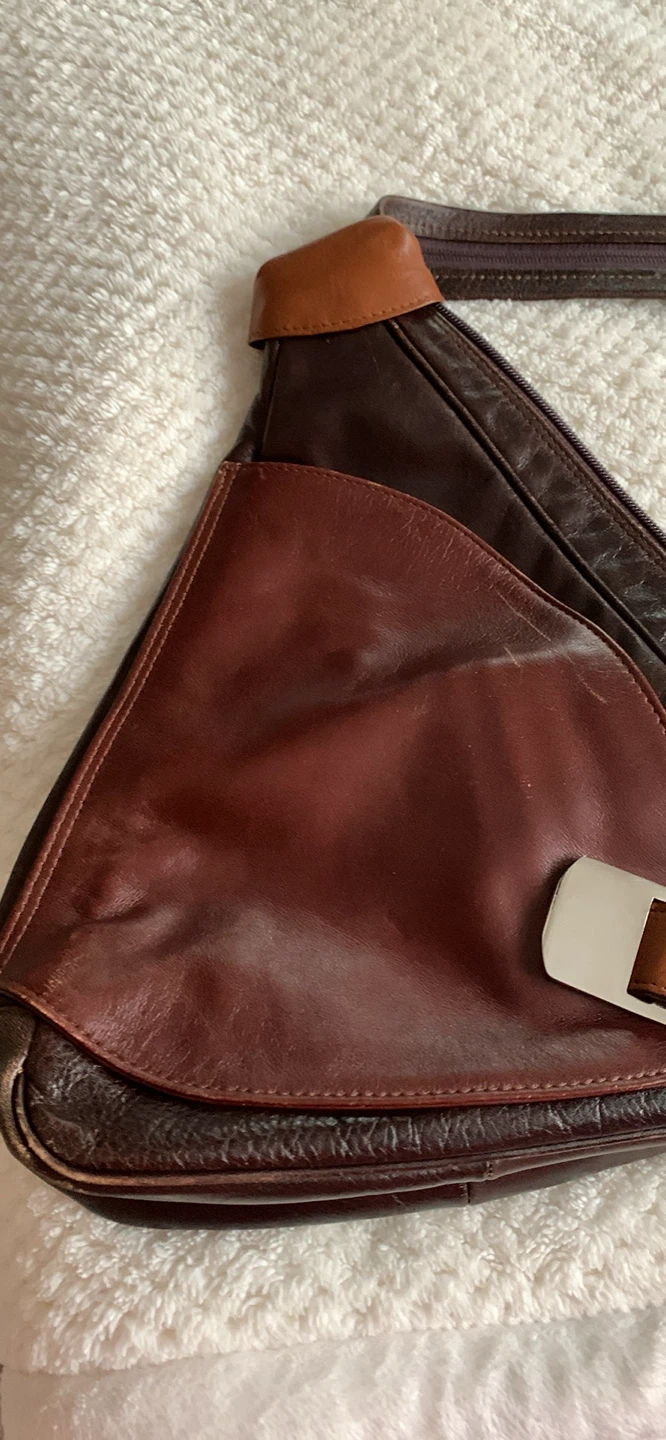 Brown Leather Shoulder Bag