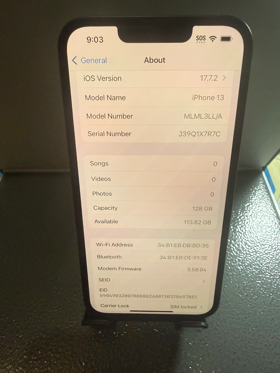 tmobile Apple iPhone 13 (128GB) - Midnight