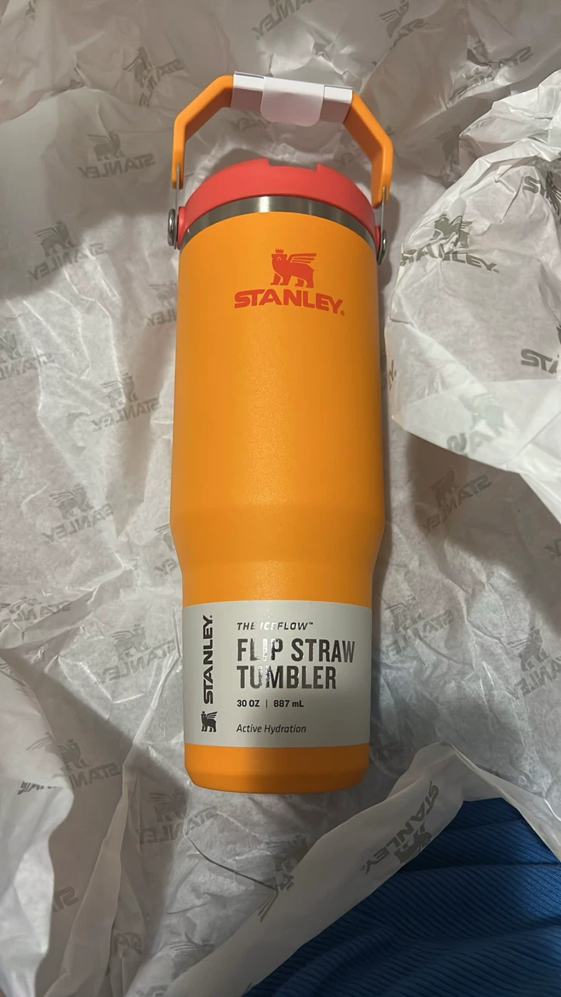 Stanley The IceFlow Flip Straw Tumbler - Orange 30 oz