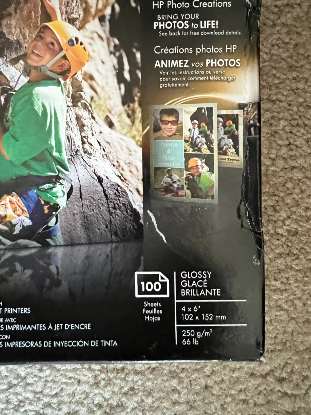 HP Advanced Photo Paper - 100 Sheets Glossy 4x6" - photo 4