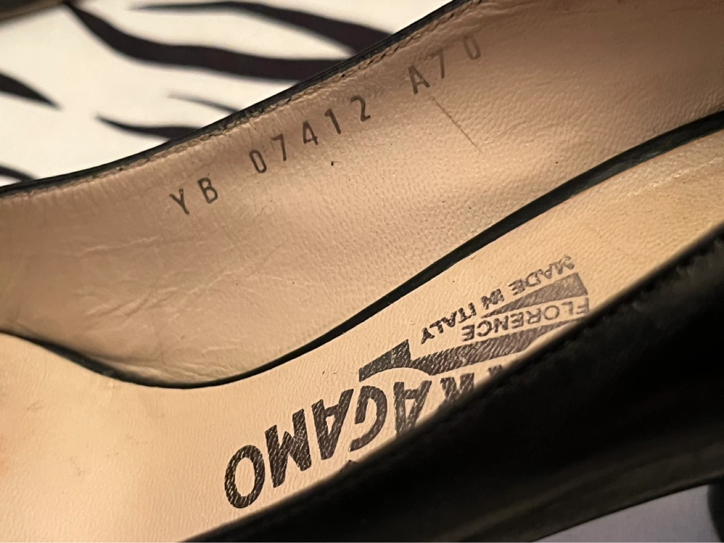 🖤 Salvatore Ferragamo Black Leather Women’s Heels Size 4.5 - photo 5
