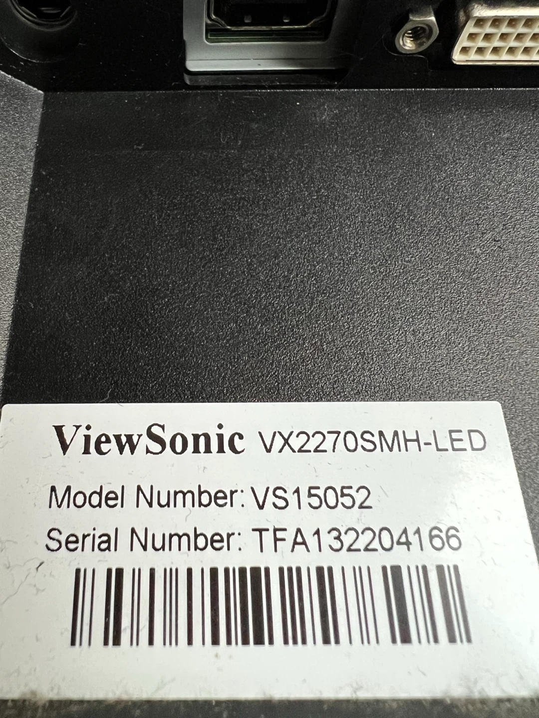 ViewSonic VX2270SMH-LED Monitor